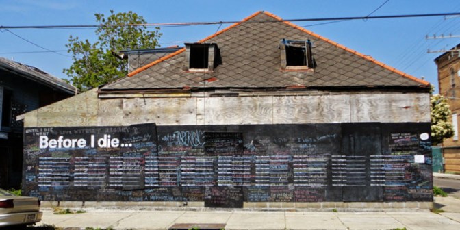 Community Chalkboard fromthe awesomefoundation.org